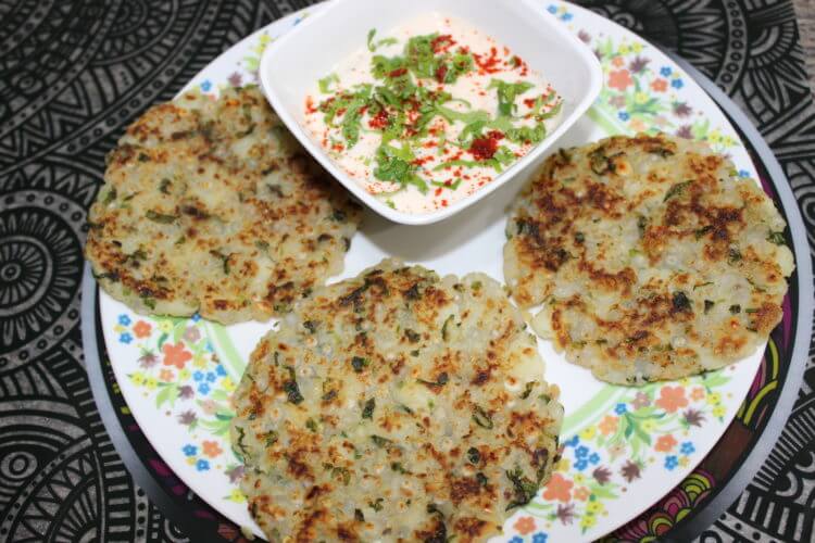 sabudana potato rosti