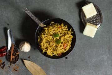 cheese tadka maggi recipe