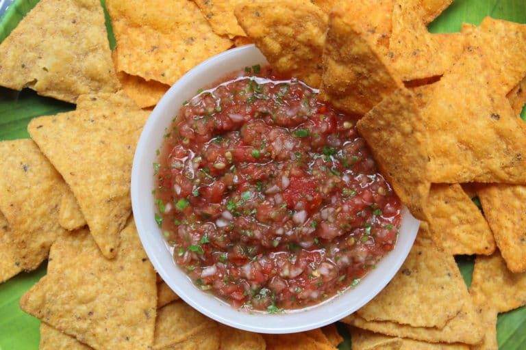 Authentic Mexican Salsa Fresca - Sauce Recipe For Nachos