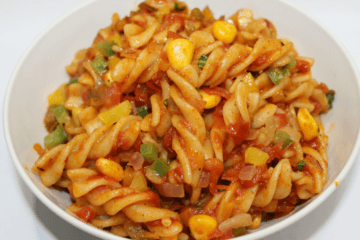 red sauce indian style pasta