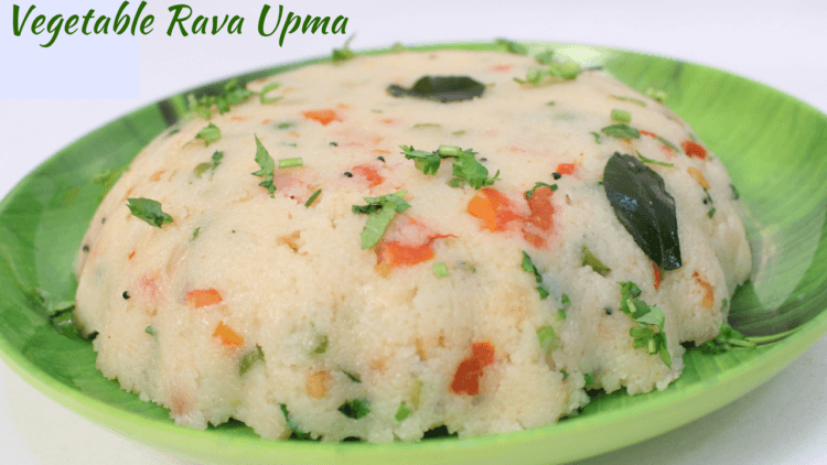 vegetable rava upma recipe