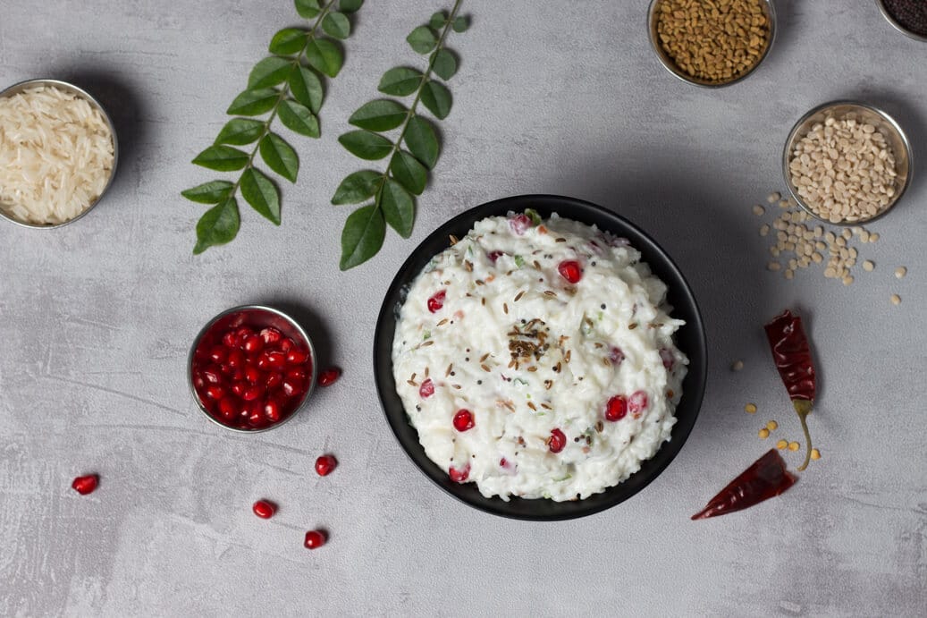 Curd Rice Recipe - Authentic South Indian Style - Indian Vegetarian