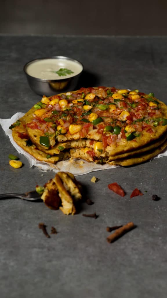 Instant Wheat Uttapam Recipe Indian Vegetarian Recipes By Siddhi