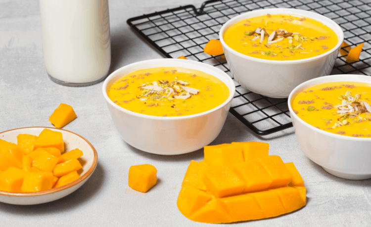 mango custard