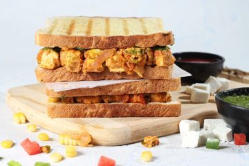 paneer grilled sandwich