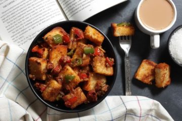 bread poha snack