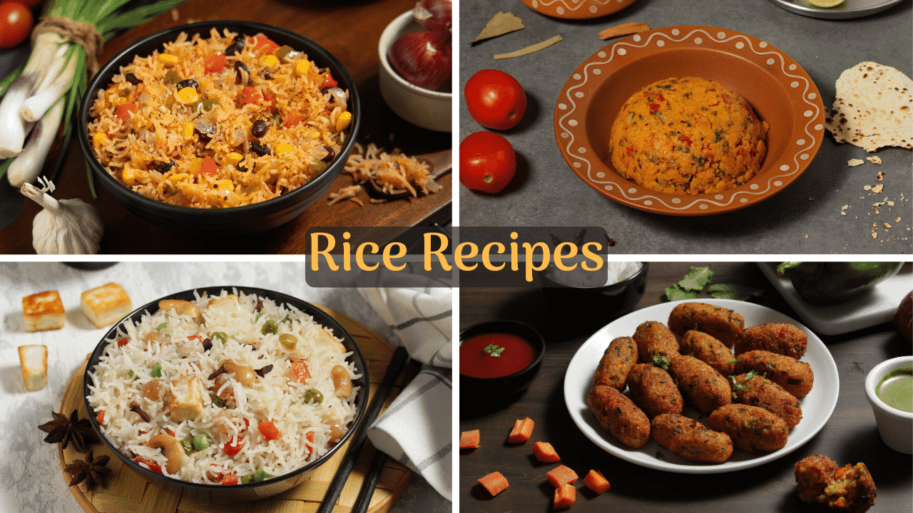19 Easy Rice Recipes For Lunch And Dinner Indian Vegetarian Recipes By Siddhi Quick Recipes Cooking Ideas