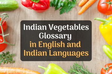 indian vegetables glossary